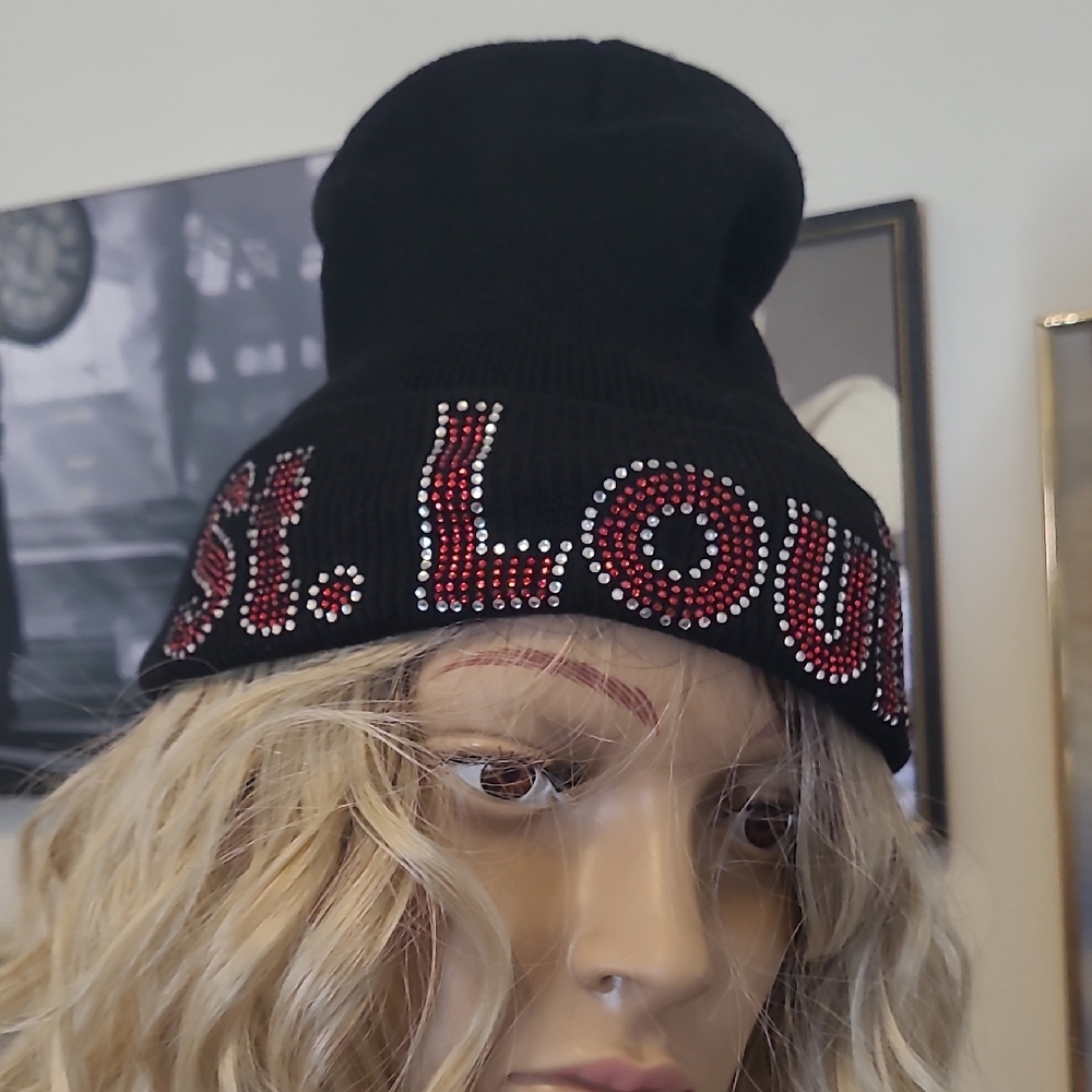 St. Louis Black Beanie Hat